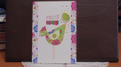 GERMANIA - TIP FELICITARE, IN RELIEF - FROHE OSTERN - CIRCULATA. foto