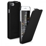 Husa pentru Apple iPhone 8 / iPhone 7 / iPhone SE 2, Piele naturala, Negru, 39346.01, Kalibri