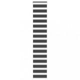 vidaXL Jaluzea tip zebra neagră lățime țesătură 40,9 cm poliester