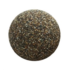 Bolard din beton sferic aspect piatra naturala 35 cm