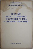 Cuvantare rostita la incheierea consfatuirii pe tara a taranilor colectivisti &ndash; Gh. Gheorghiu-Dej (coperta putin uzata)