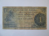Indiile Olandeze de Est 1 Roepiah/1 Gulden 1948,bancnota uzata,vedeti imaginile