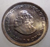 J.390 AFRICA DE SUD SOUTH AFRICA 5 CENTS 1964 AUNC ARGINT