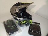 Cumpara ieftin Casca moto cross enduro +Ochelari+Manusi+Cagula marimea XL