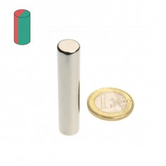Magnet neodim cilindru Ø10&#215;50 mm, N52, diametral