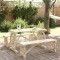 Gossi set mobilier de gradina, 3 piese, lemn masiv de brad