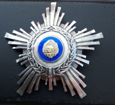 Ordinul Steaua Romaniei RSR, Cl.4 argint marcat foto