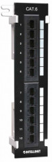 Patch Panel Intellinet Cat 6 12 porturi Black foto