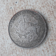 Tristan da Cunha - five pounds 2012.