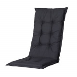 Madison Pernă de scaun cu spătar &icirc;nalt Basic, negru, 123x50 cm