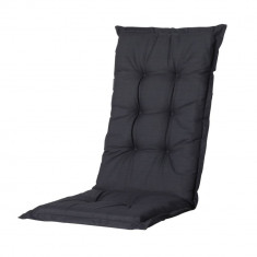 Madison Pernă de scaun cu spătar înalt Basic, negru, 123x50 cm