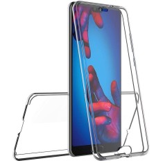 Husa Full TPU 360&deg; (fata + spate) compatibila Huawei P20, Transparent