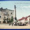 Bucovina - probabil 1927 - Cernauti - Str.Regina Maria cu Monumentul ostasesc - printata, animata, color, circulata