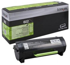 Cartus toner original 602E Lexmark 60F2000 Black, 2500 pagini foto