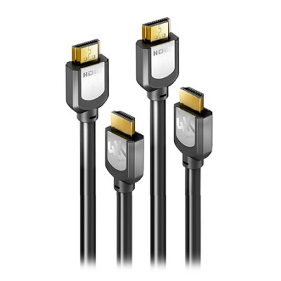 Set 2 x cablu hdmi tata - tata 4k 1.0m sentivus foto