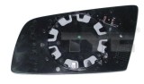 Sticla oglinda exterioara stanga TYC BMW Seria 5 E60 E61 Sedan Touring 202010, geam colorat retrovizor, compatibil OE 51167065081 51167251649, TYC