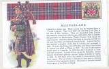 bnk cp Marea Britanie - Scotia - Clanurile scotiene - Macfarlane - necirculata