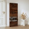 VidaXL Pantofar, stejar fumuriu, 59x17x169 cm, lemn compozit 342515