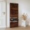 vidaXL Pantofar, stejar fumuriu, 59x17x169 cm, lemn compozit 342515