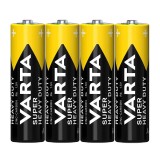 Baterii AA LR6 1.5V Varta Super Heavy Duty, set 4 bucati Bulk
