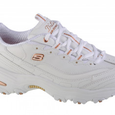 Pantofi pentru adidași Skechers D'Lites - Fresh Start 11931-WTRG alb