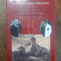 Liceul Militar Nicolae Filipescu - Alexandru Manafu, autograf / R5P5F