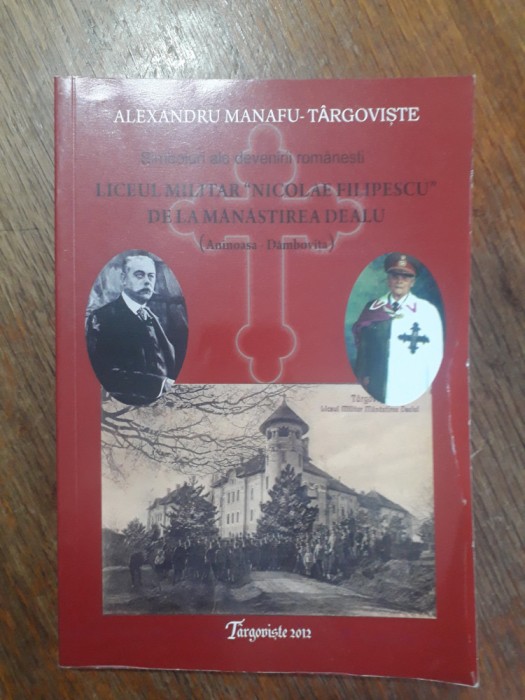 Liceul Militar Nicolae Filipescu - Alexandru Manafu, autograf / R5P5F