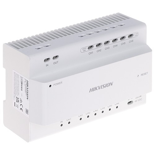 Distribuitor Video/Audio 2 fire pentru 6 posturi - HIKVISION DS-KAD7060EY SafetyGuard Surveillance