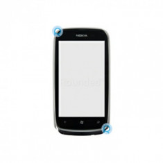 Ecran tactil capac frontal Nokia 610 Lumia, panou tactil capac frontal alb piesa de schimb FRONTC