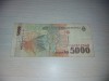 Bancnotă 5000 lei 1998