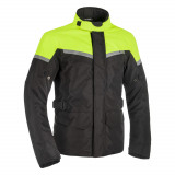 Geaca textila impermeabila Oxford Spartan, versiune lunga, culoare negru/fluo, m Cod Produs: MX_NEW SM2101022XLOX