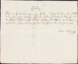 A300 Chitanță olografă, 1831, &icirc;n limba germană