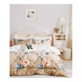 Cumpara ieftin Lenjerie de Pat Bumbac Finet cu 6 Piese Pentru Pat Dublu - SUZ87