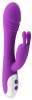 Vibrator Rabbit Levi Silicon USB 7 Moduri Mov 20 cm Passion Labs