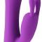 Vibrator Rabbit Levi Silicon USB 7 Moduri Mov 20 cm Passion Labs