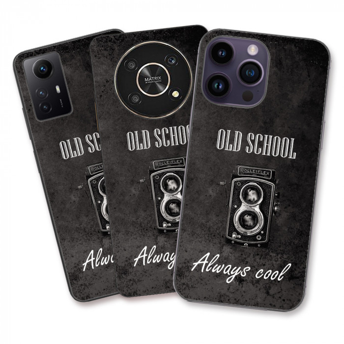 Husa Apple iPhone 11 Silicon Gel Tpu Model Retro Camera