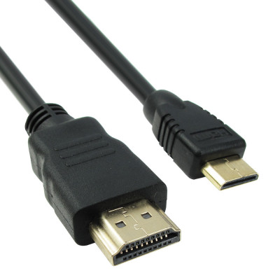 Cablu mini HDMI - HDMI DeTech, 1.5m, tata, calitate deosebita foto