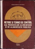 METODE SI TEHNICI DE CONTROL ALE PRODUSELOR ALIMENTARE SI DE ALIMENTATIE PUBLICA -CONSTANTIN DIMITRIU-353405