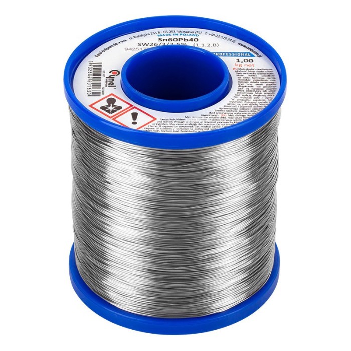 Rola fludor sn60pb40 cynel 1.2mm 1000g