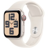 Apple Watch SE (2024), GPS, Cellular, S/M, 40 x 34, Starlight