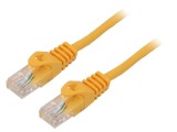 Patch cord U/UTP 6 litat CCA PVC portocalie 10m 26AWG