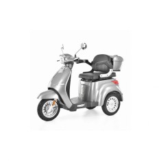 Scuter electric HECHT Citis Max Shadow, scaun reglabil, cotiere, acumulator 60 V, 20 Ah, motor 800 W, viteza maxima de 25 km/h, gri