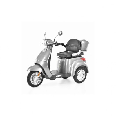 Scuter electric HECHT Citis Max Shadow, scaun reglabil, cotiere, acumulator 60 V, 20 Ah, motor 800 W, viteza maxima de 25 km/h, gri foto
