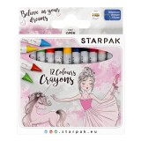 Set creioane cerate Starpak, Balerina, 12 culori