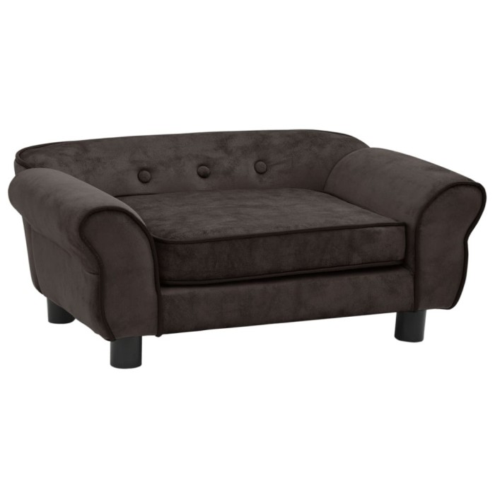 Gossi canapea pentru caini, maro, 72 x 45 x 30 cm, plus