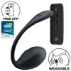SATISFYER - RIBBED PETAL G POINT STIMULATOR REMOTE CONTROL BLACK FREE APP, SATISFYER PARTNER