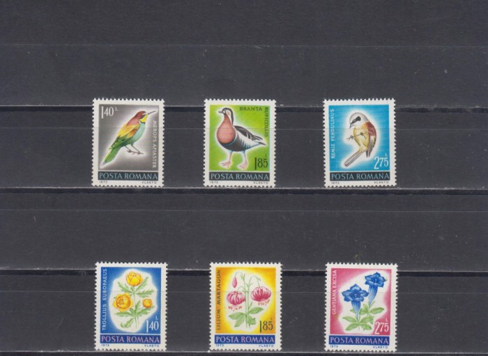 A11 TX5 6 - 1973 - Ocrotirea naturii - Pasari si flori