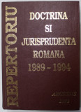 REPERTORIU DE DOCTRINA SI JURISPRUDENTA ROMANA de CONSTANTIN CRISU ...STEFAN CRISU , VOLUMUL I : 1989 -1994 , APARUTA 1995