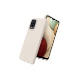 Husa pentru Samsung Galaxy A12, crem - RESIGILAT