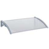 Copertina Marchiza Gri, 140x70x21 cm, PVC si Aluminiu ART - Protectie Ploaie, Soare, Grindina